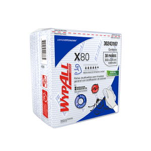 Paños de Limpieza WYPALL X80 Pre Doblados - Azul