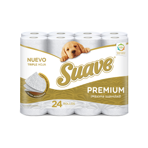 Papel Higiénico SUAVE® PREMIUM Triple Hoja